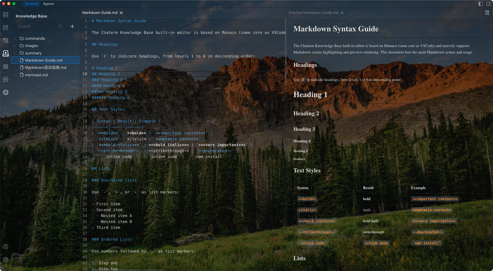 Knowledge Base Interface