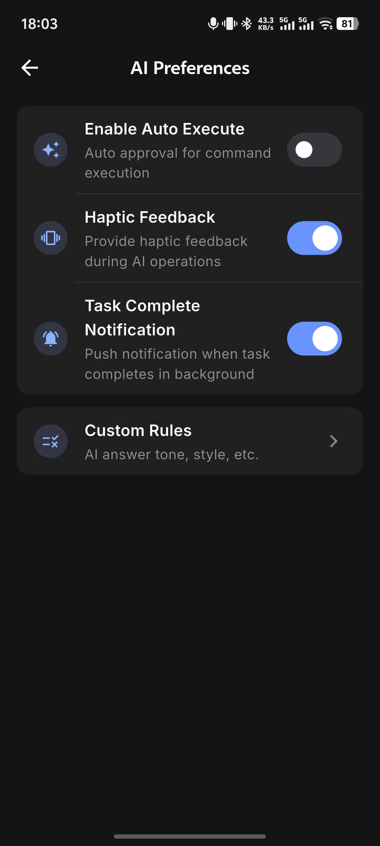 AI Preferences